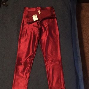 American apparel disco pant ( cranberry)